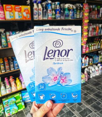 Ароматизовані серветки для білизни, рушників в сушарці Lenor Квітнева свіжість, 34 шт.