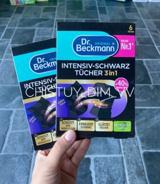 Серветки Dr. Beckmann 3 в 1 для оновлення чорного кольору та тканини, 6 шт.