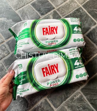 Універсальні вологі серветки для прибирання Fairy 100 шт