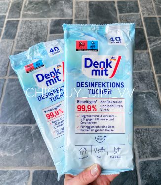 Дезінфікуючі серветки для поверхонь Denkmit Desinfektion, 40 шт