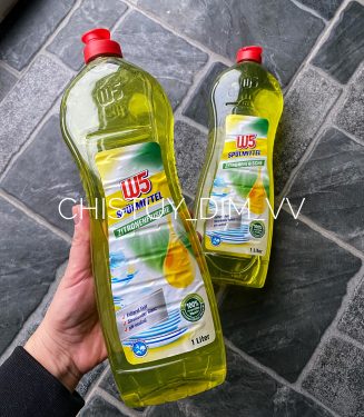 Концентрований засіб для миття посуду W5 Zitronenfrische 1 л Німеччина