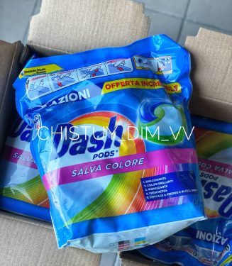 Капсули для прання Dash Pods 3в1 Salva Colore 64шт.