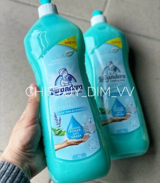 Гель для миття посуду Lavandera Aloe Vera & Lavanda з ароматом алое та лаванди, 1 л